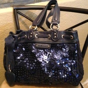 Juicy couture blue sequin bag