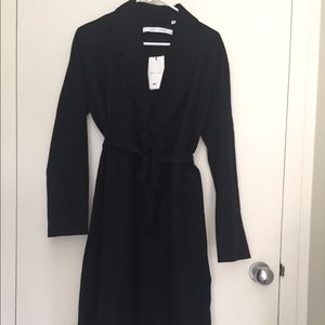 Uniqlo lemaire cashmere blend long robe coat