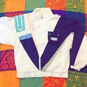 Vintage 90's Ixspa Windbreaker Jacket