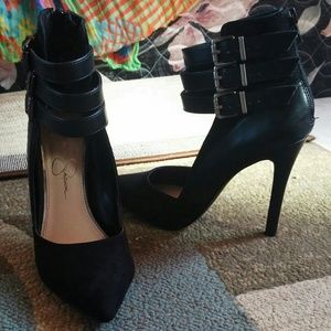 Black heels