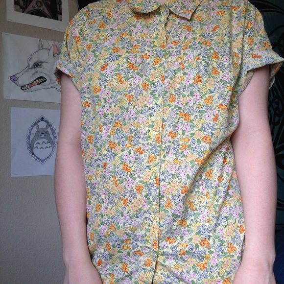 Floral Button Down