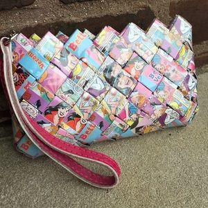 // FINAL SALE: Comic Strip Wrist Bag //