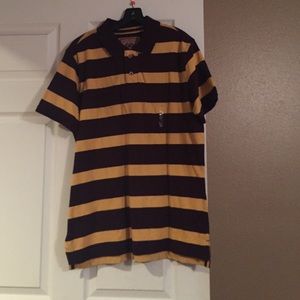 Maroon and Yellow Polo