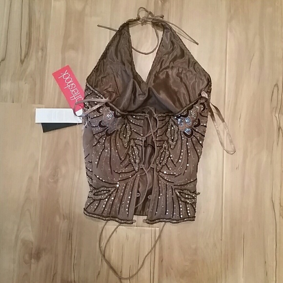 Sparkly sequin halter top - Picture 2 of 3