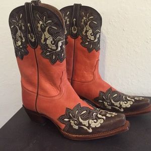 Tony Lama boots. Worn once perfect shape! W/ box