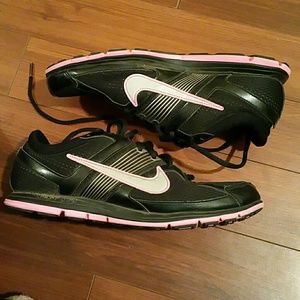 Pink & Black Nike Air Inside Run Shoes