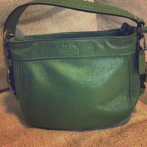 Beautiful Green Coach Bag