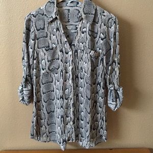 Snakeskin print Portofino from Express