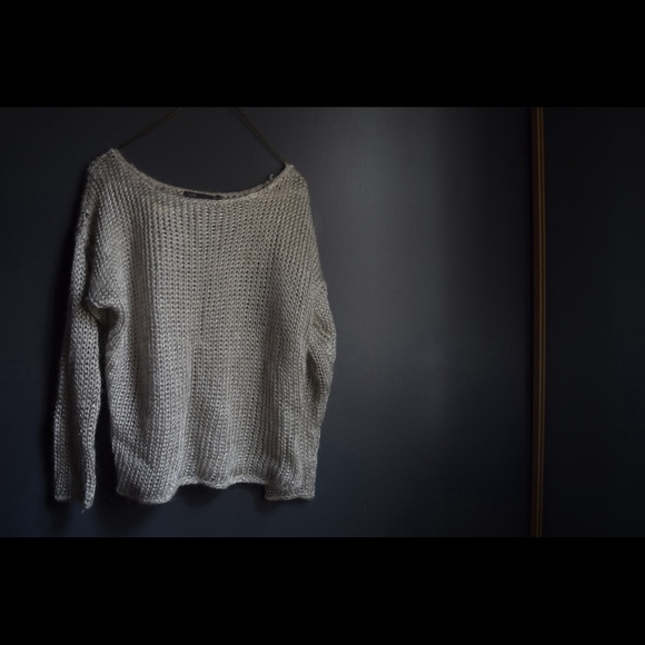 Metallic Knitted Sweater