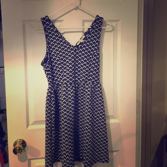 Black and white dress