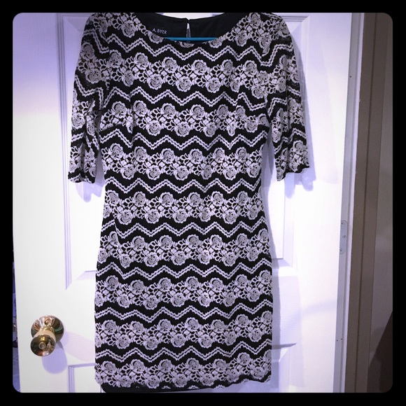 Black and white dress