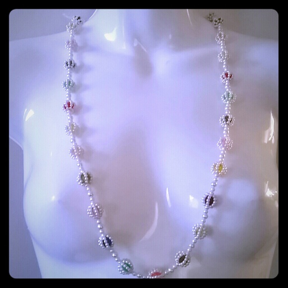 Colorful beaded necklace