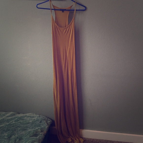 Top Shop Mustard Maxi