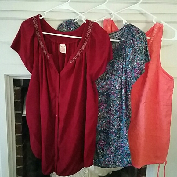Three Faded Glory Shirts Size XL