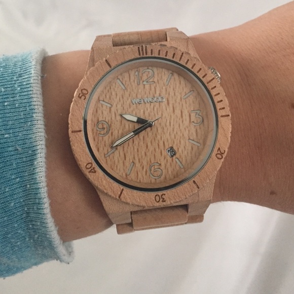 WEWOOD Alpha Beige Watch BRAND NEW IN BOX w/ tags! - Picture 2 of 4