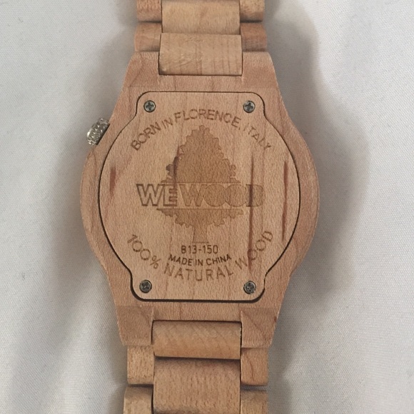 WEWOOD Alpha Beige Watch BRAND NEW IN BOX w/ tags! - Picture 4 of 4