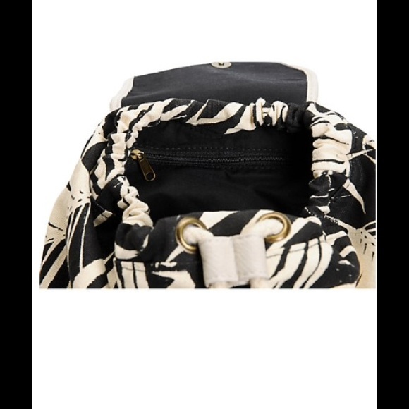 🎉HP🎉Palm Print Canvas Mini Backpack - Picture 3 of 8