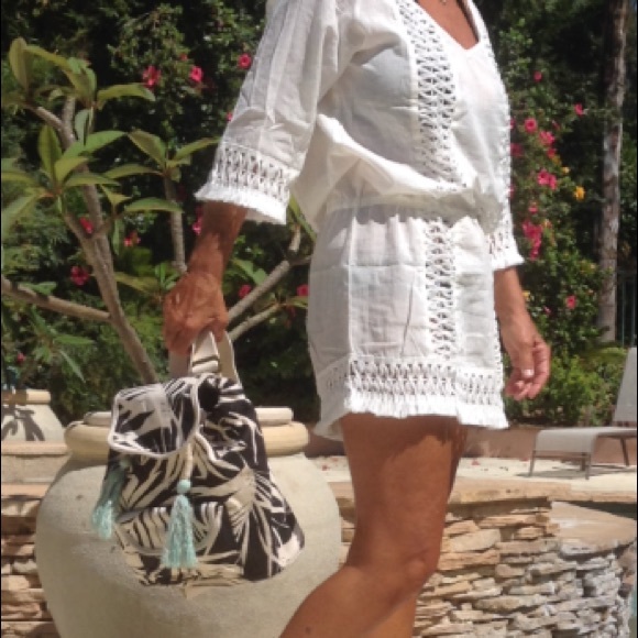 🎉HP🎉Palm Print Canvas Mini Backpack - Picture 5 of 8