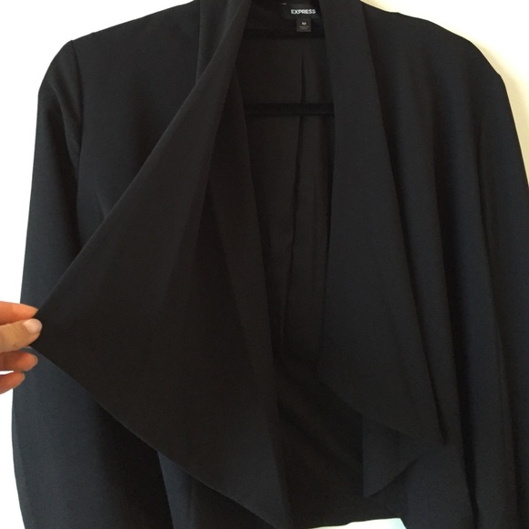 Express drape front jacket blazer - Picture 2 of 3