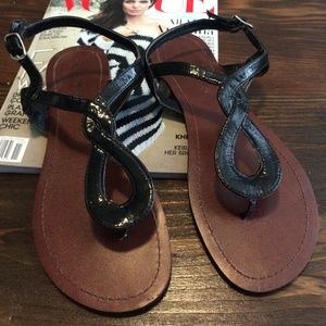 Black sandals