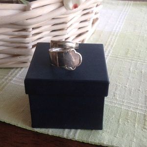 Sterling silver spoon ring