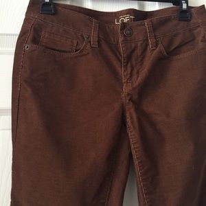 LOFT Brown Corduroy Pants!