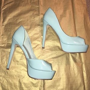 Light blue heels