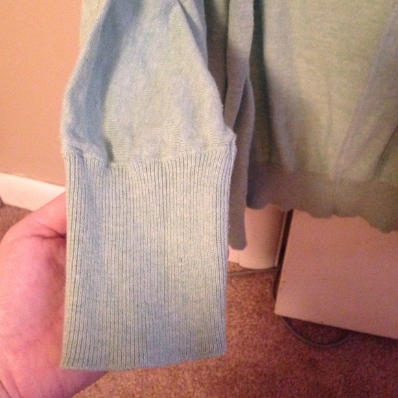 Turquoise cardigan - Picture 3 of 4