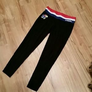 KU black yoga pants
