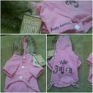 XS JUICY COUTURE DOGGIE HOODIE BRAND NEW
