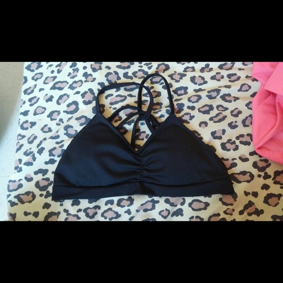 Black crop top