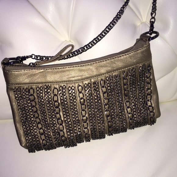 SOLD! Chained Messenger Cross Body Handbag Chains