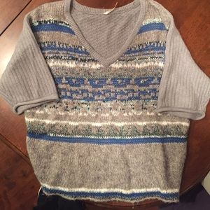 Grey free people sweater