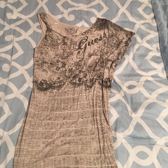 Guess fitted shirt dress M