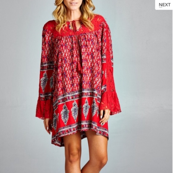 Boho Print Tunic Last Medium - Picture 4 of 4