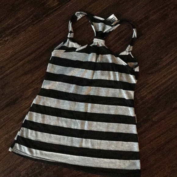 Striped T-Back - Picture 2 of 2