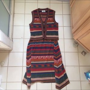 Incredible '70s Co-Ord Vest and Skirt