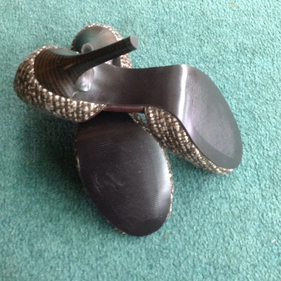 Brown Tweed STEVE MADDEN heels! Sz 8! NWOT! - Picture 3 of 4