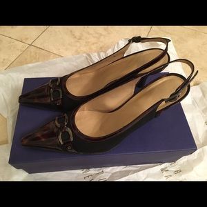 Stuart Weitzman sling back shoes