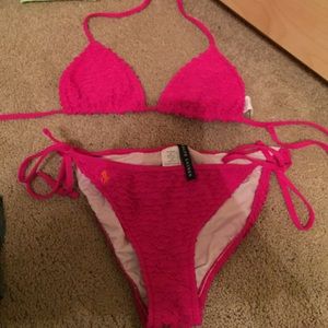 Tiny fringe bikini