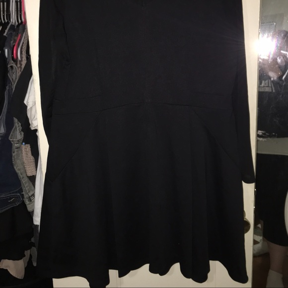 ASOS Curve Dress black/white/sheer size 18/UK 22 - Picture 3 of 3