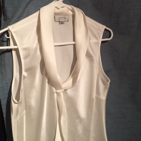 CLOSET CLEAR OUT White Silk Blouse