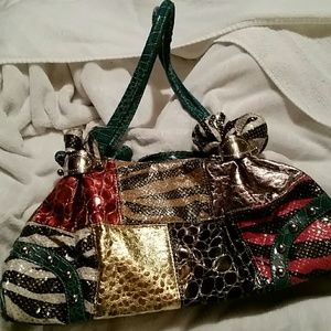 Medium purse/zebra/patch pattern