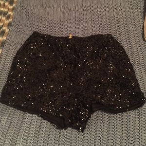 Sequin shorts