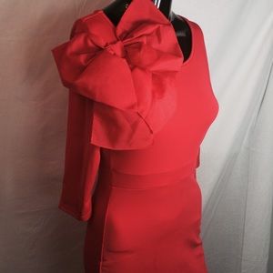 M Red Christmas dress