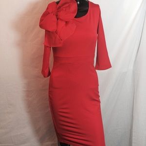 M Red Christmas dress