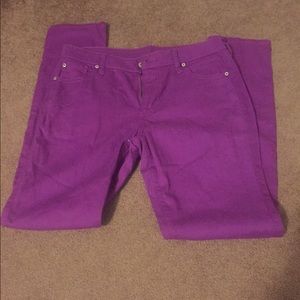 Purple/ plum jeans