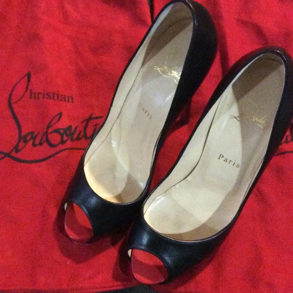 louboutin black heels