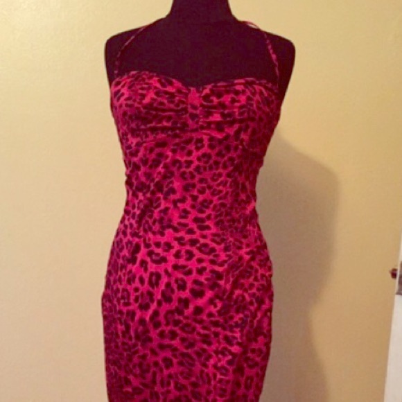 Leopard print dress