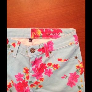 LF floral jeans